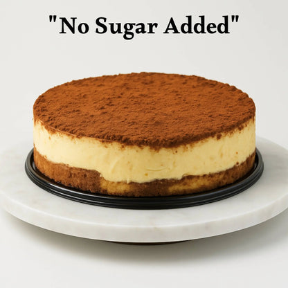 Sugar-Free Tiramisu Mousse Chiffon Cake, 2.2 lb – Coffee Sponge, Mascarpone Mousse Andyanand