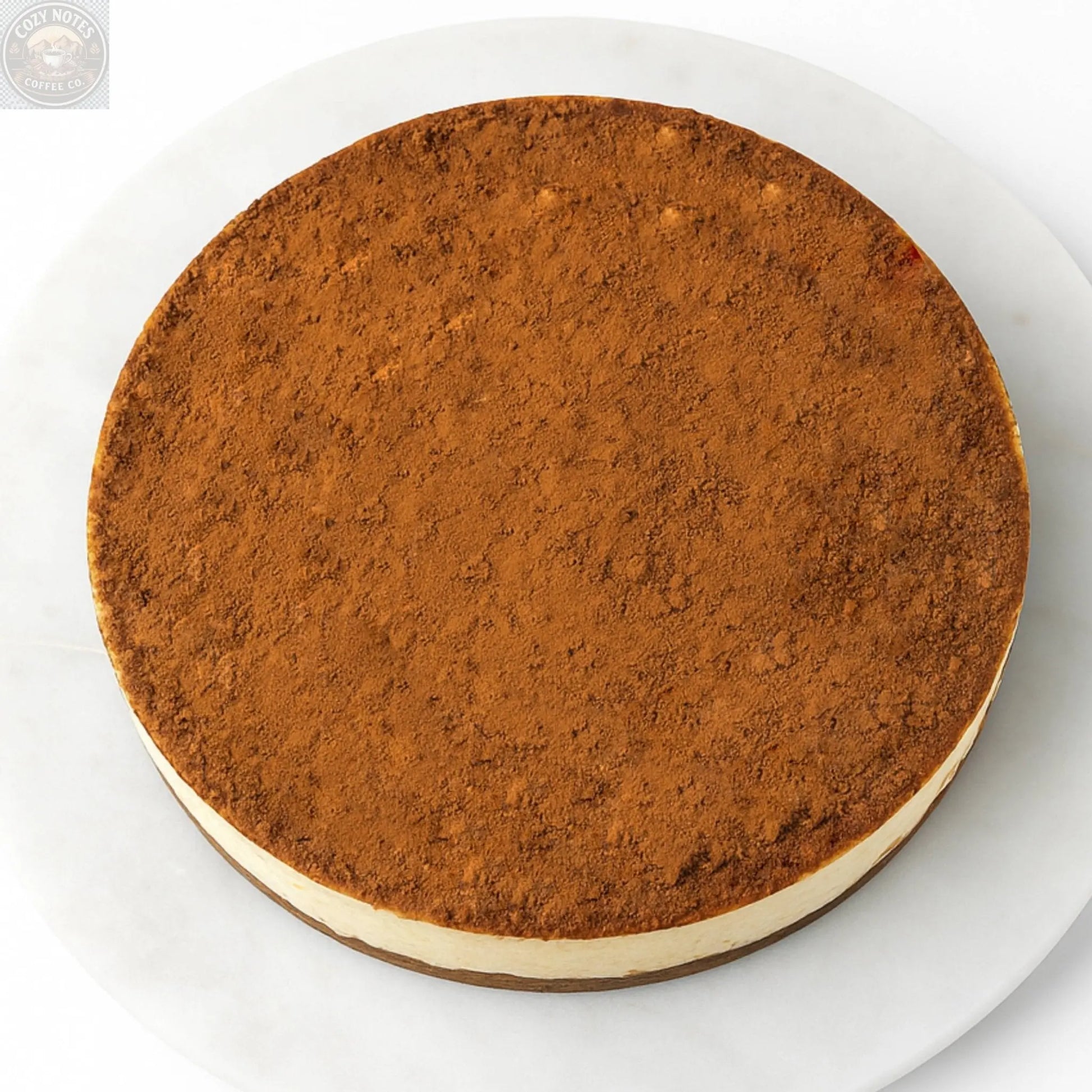 Sugar-Free Tiramisu Mousse Chiffon Cake, 2.2 lb – Coffee Sponge, Mascarpone Mousse Andyanand