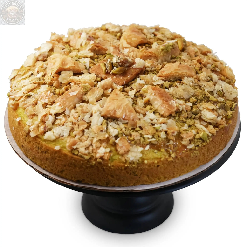 Andy Anand Sugar-Free Baklava Pistachio Cake, 9-Inch, 2.8 lb – Turkish & California Fusion, Keto, Diabetic-Friendly Birthday Gift Box Andyanand