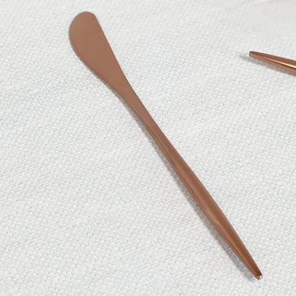 Annie Rose Gold Butter Knife - Set of 4 Tea + Linen