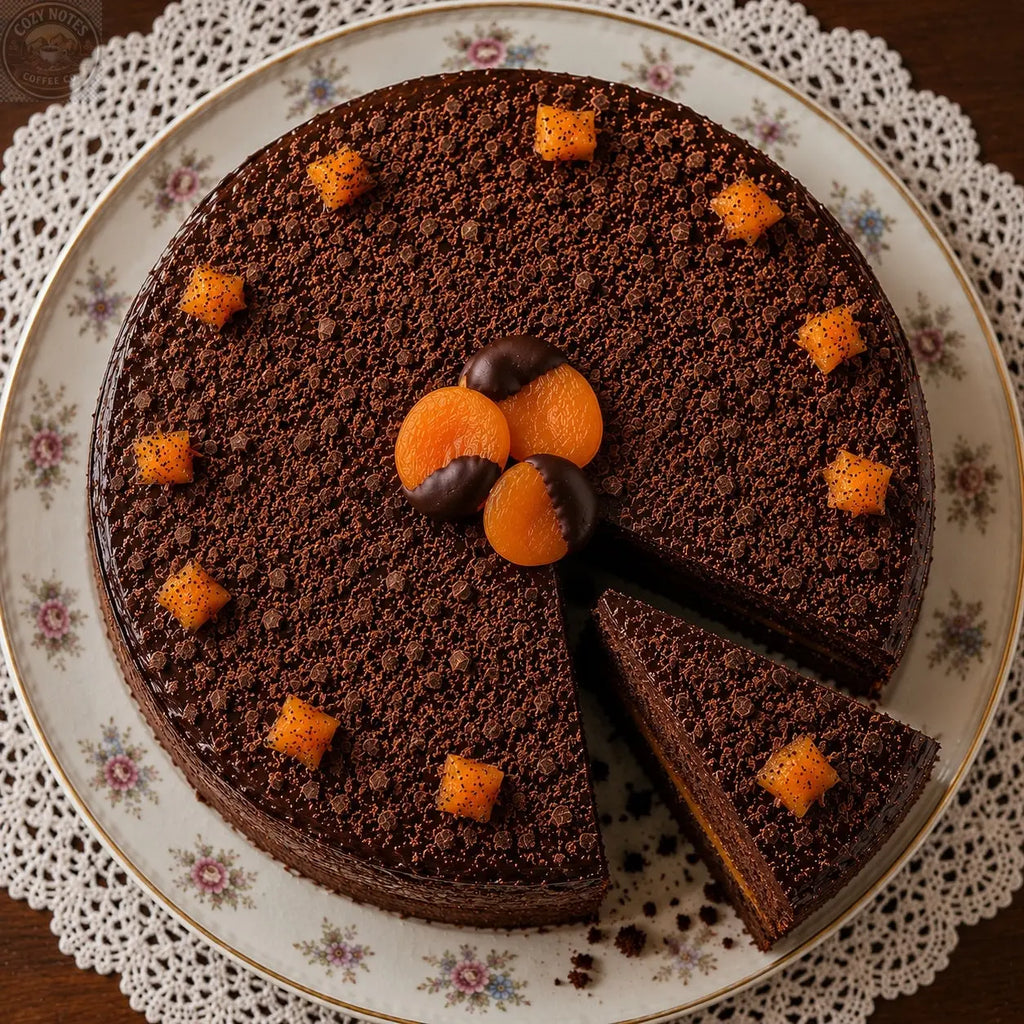 Andy Anand Sugar Free Sachertorte – Classic Austrian Chocolate Apricot Cake 2.8 lb | Keto &amp; Diabetic Friendly | No Sugar Added | No Preservatives | Gourmet Birthday Gift Andyanand