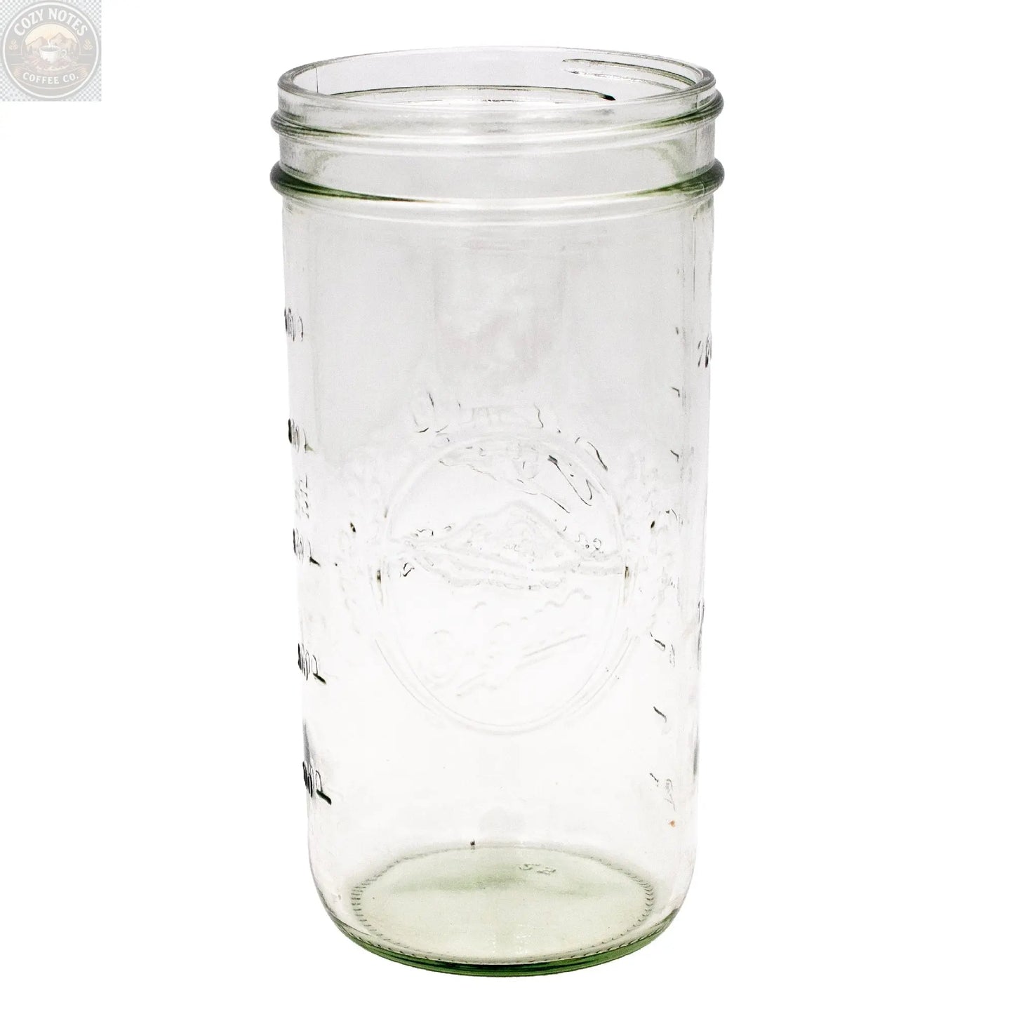 Azure Standard 24oz Wide Mouth Pint & Half Mason Jar Mason Jar Lifestyle