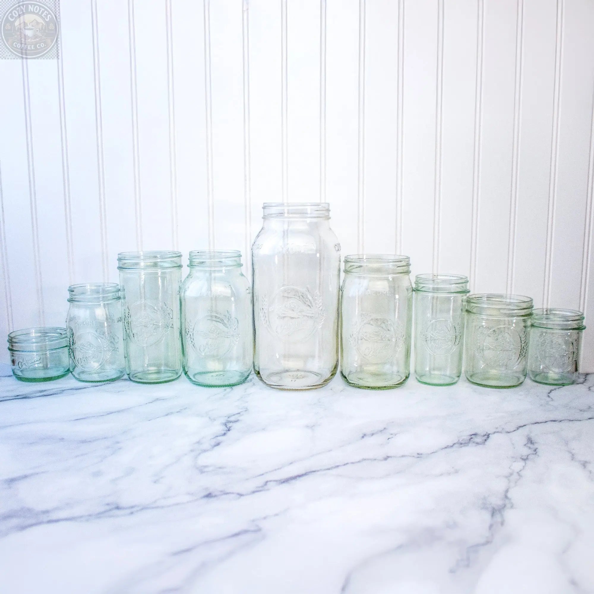 Azure Standard 24oz Wide Mouth Pint & Half Mason Jar Mason Jar Lifestyle