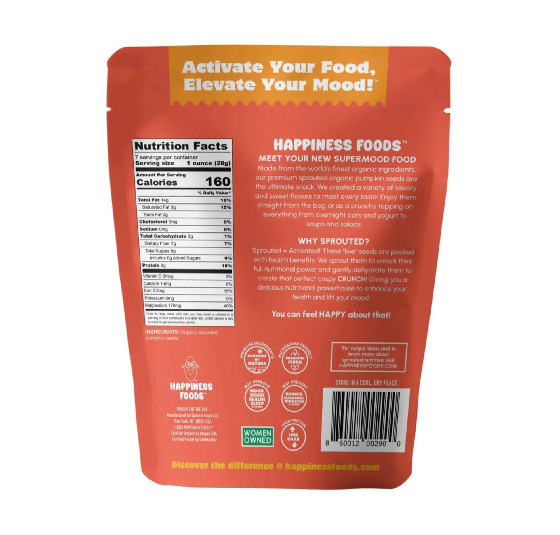 Unsalted happinessfoods.com