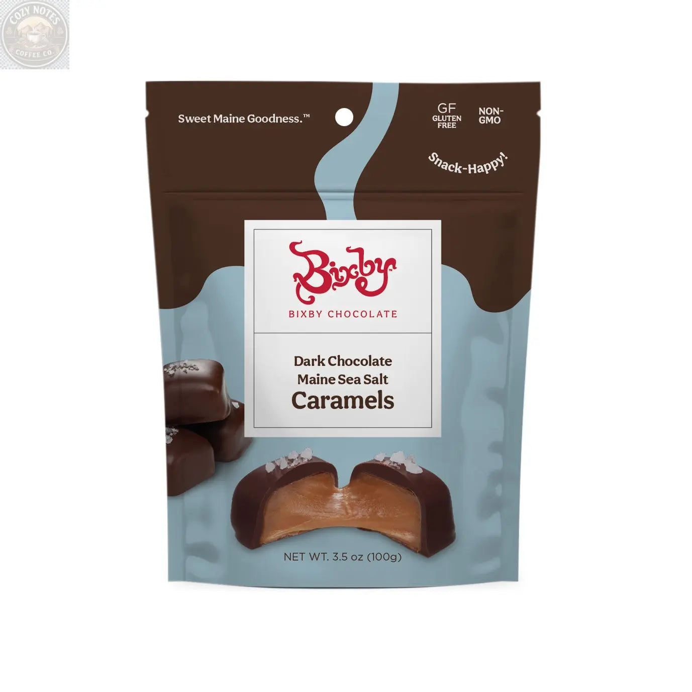 Dark Chocolate Sea Salted Caramels--6 Pouches