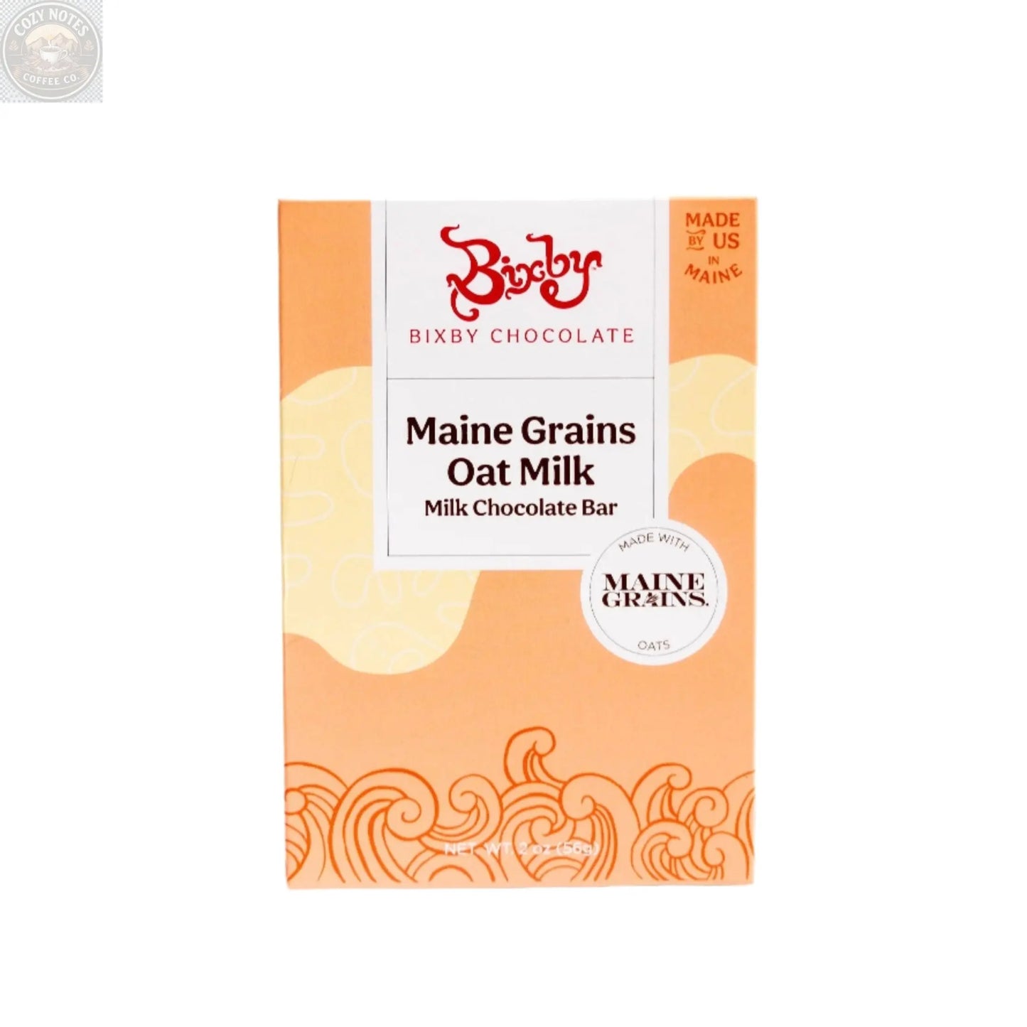 Organic Maine Grains Oat Milk Chocolate Bar (Vegan)