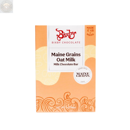 Organic Maine Grains Oat Milk Chocolate Bar (Vegan) Bixby Chocolate