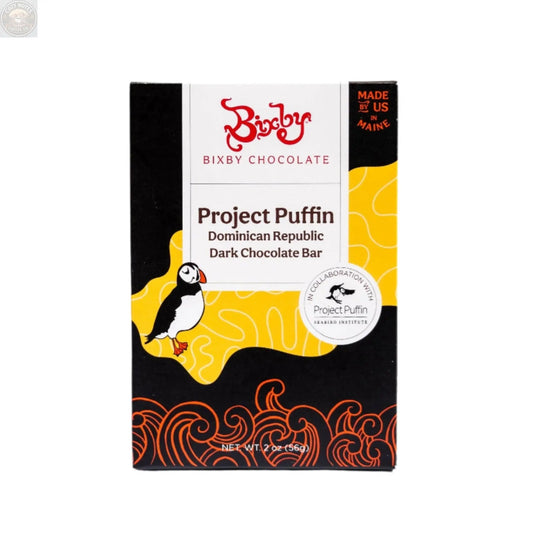 Organic Project Puffin 70% Dark Chocolate Bar Bixby Chocolate
