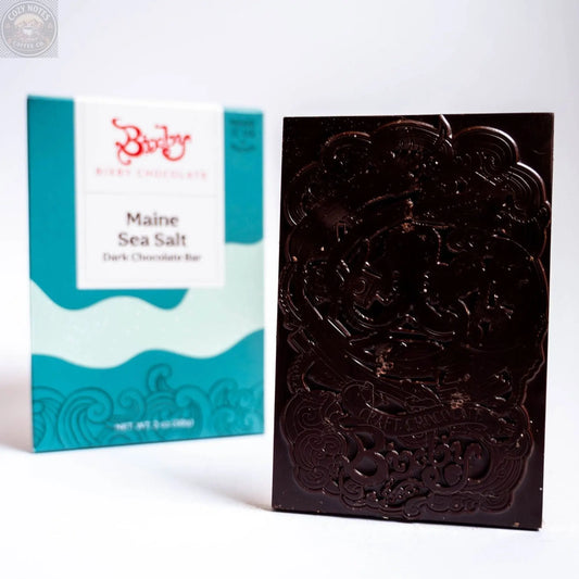 Organic Dark Chocolate Maine Sea Salt Bar Bixby Chocolate