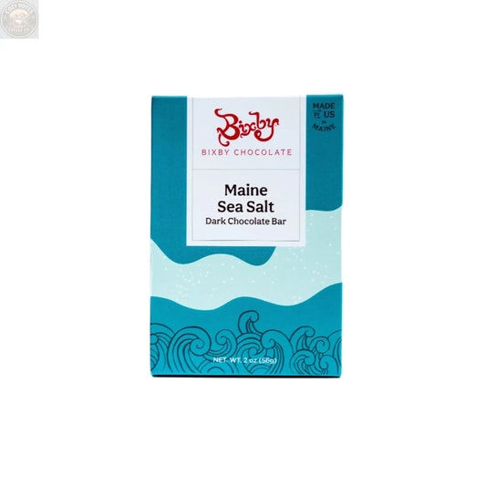 Organic Dark Chocolate Maine Sea Salt Bar Bixby Chocolate