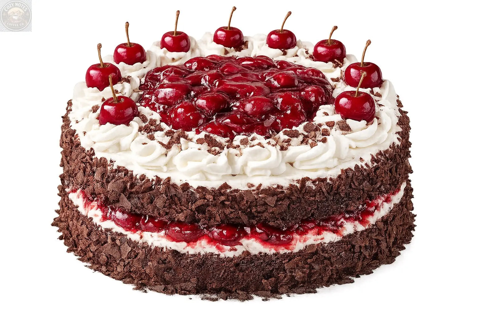 Andy Anand Sugar Free Black Forest Cake Gateau, Keto & Diabetic Friendly, No Sugar Added Authentic German Schwarzwälder Kirschtorte, Low Carb Gourmet Chocolate Cherry Dessert, 2.8 lbs Andyanand