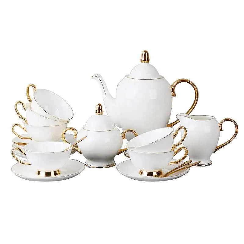 Bone China Coffee Cup and Saucer Afternoon Tea Set