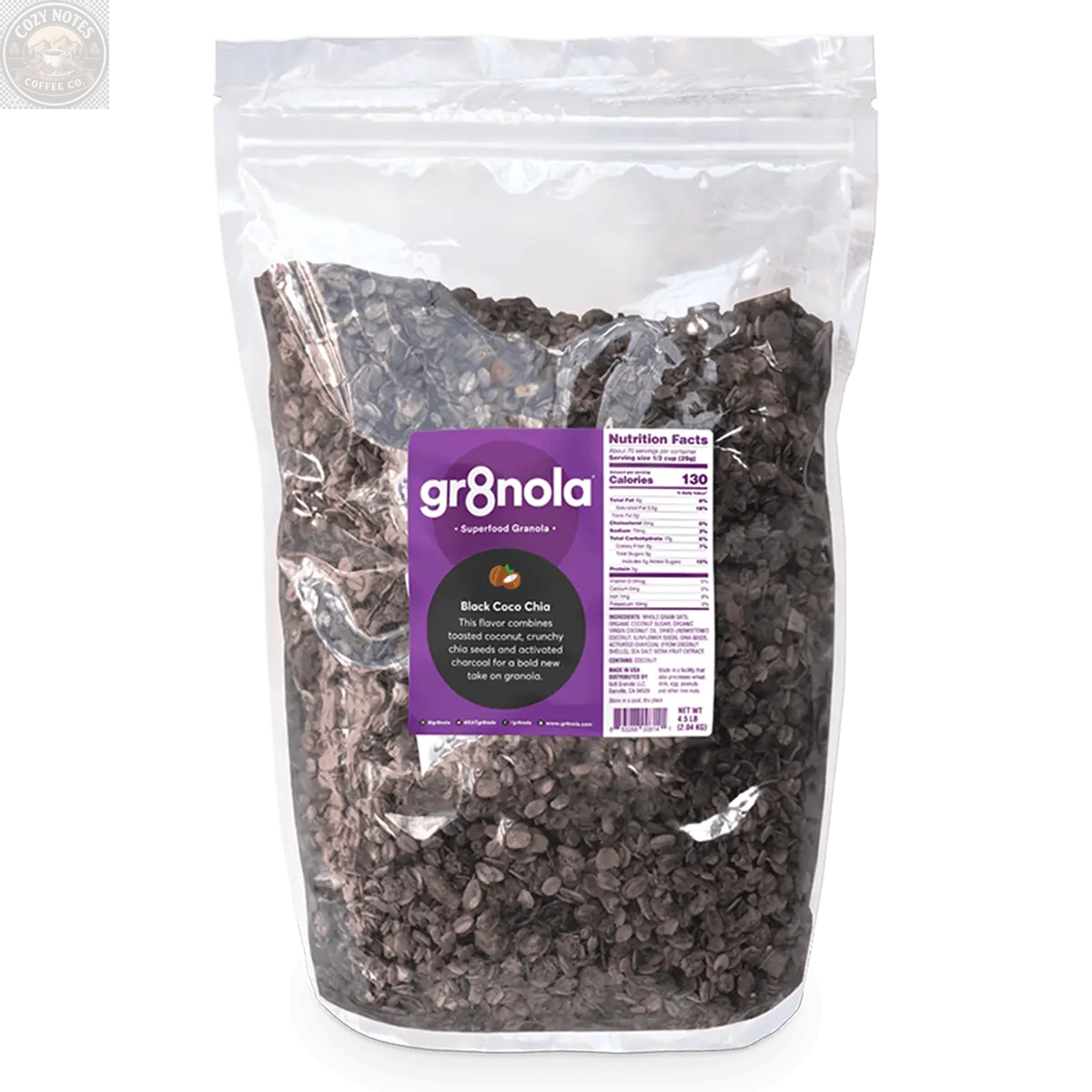 Black Coco Chia (4.5lb) gr8nola