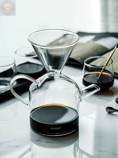 Household  American Glass All-in-one Pour-over - Coffee Maker Set Café Nairobi