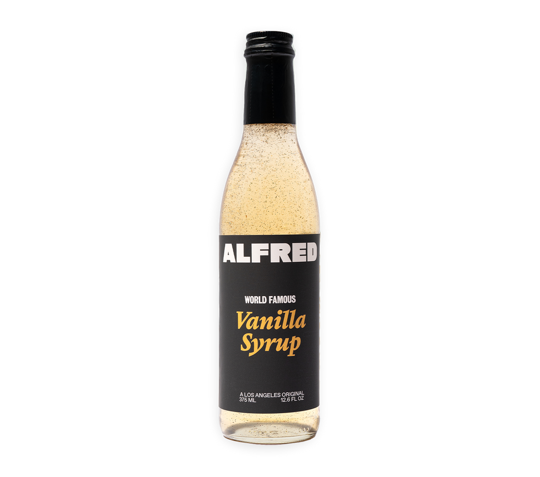 
Alfred Vanilla Syrup in a serving setting
