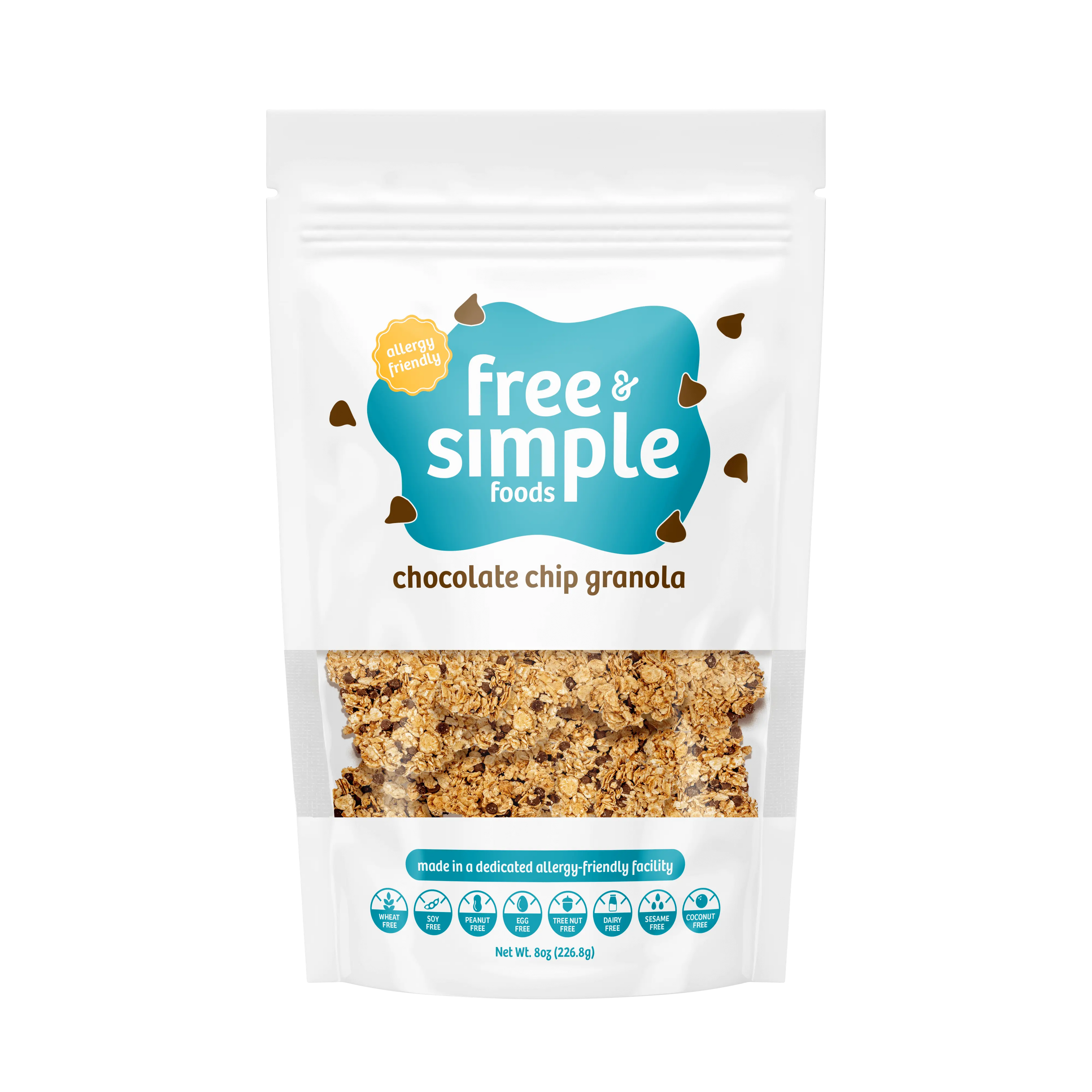 Chocolate Chip Granola Free and Simple Foods
