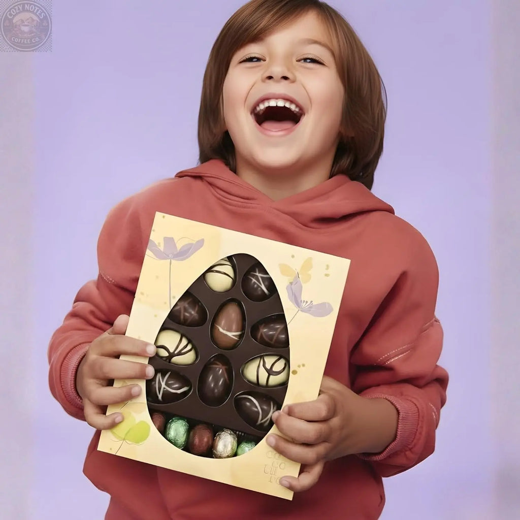 Andy Anand Praline-Filled Chocolate Eggs, 20 pc, 7 oz – Gluten-Free, Creamy Hazelnut-Praline Centers, Easter & Year-Round Birthday Gift Box Andyanand
