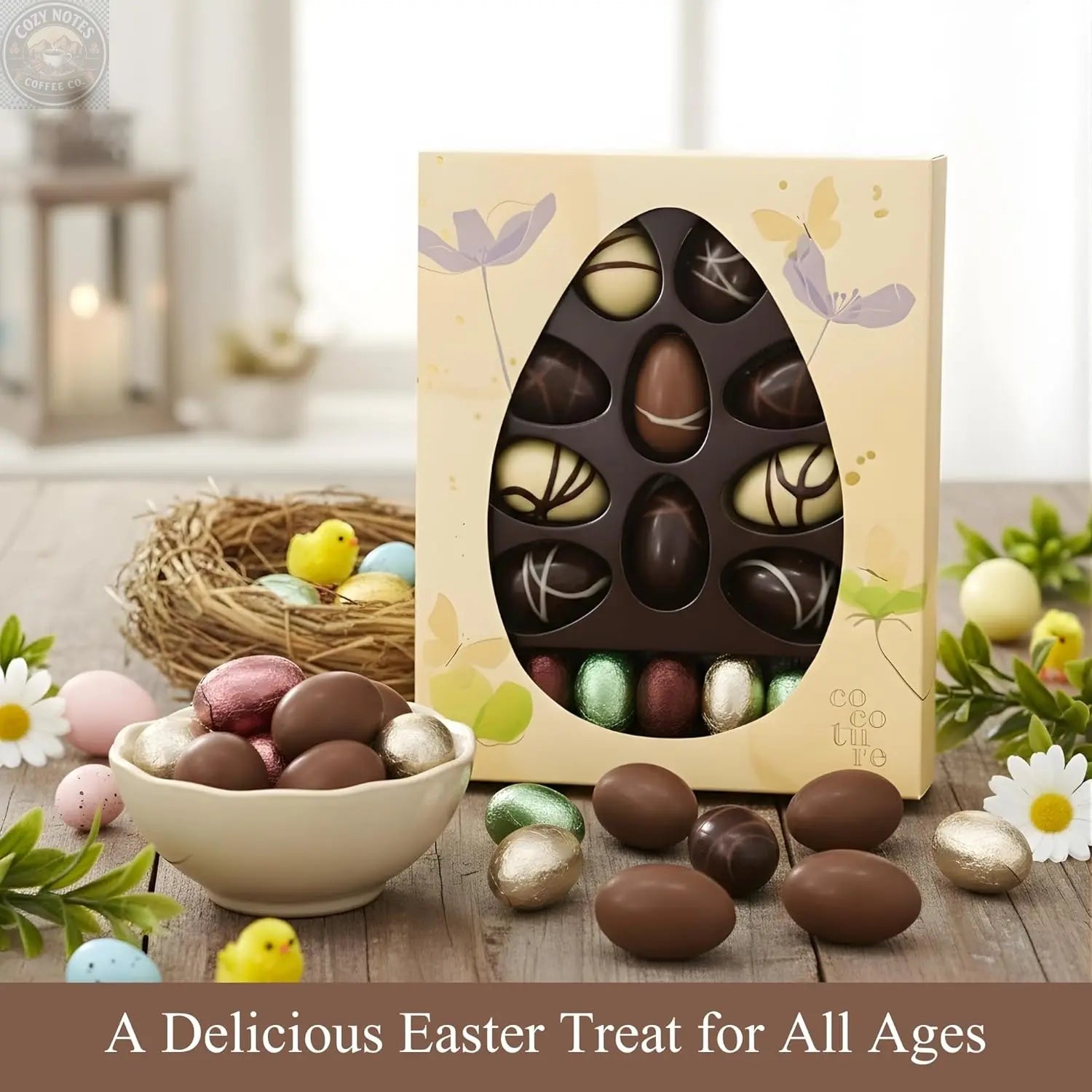 Andy Anand Praline-Filled Chocolate Eggs, 20 pc, 7 oz – Gluten-Free, Creamy Hazelnut-Praline Centers, Easter & Year-Round Birthday Gift Box Andyanand