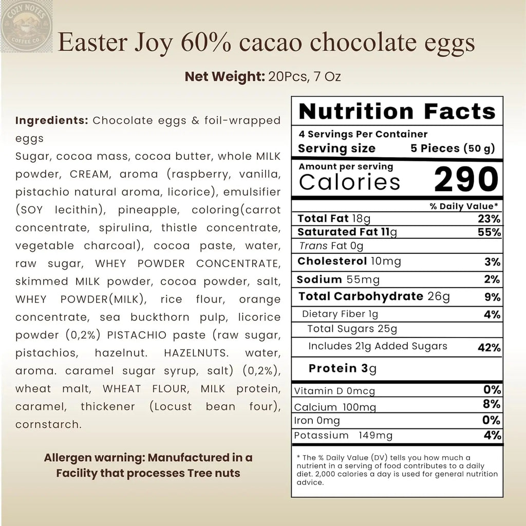 Andy Anand Praline-Filled Chocolate Eggs, 20 pc, 7 oz – Gluten-Free, Creamy Hazelnut-Praline Centers, Easter & Year-Round Birthday Gift Box Andyanand