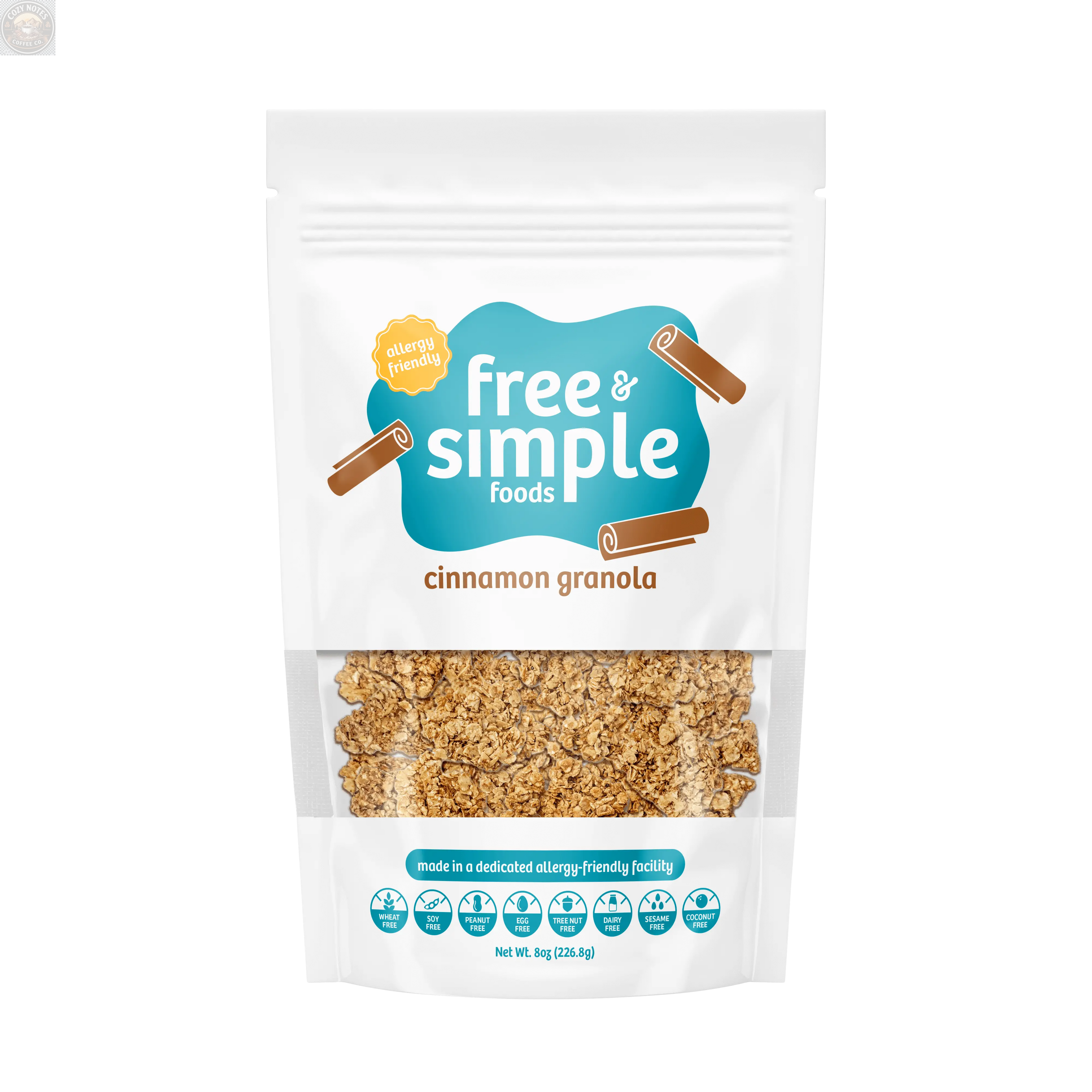 Cinnamon Granola Free and Simple Foods