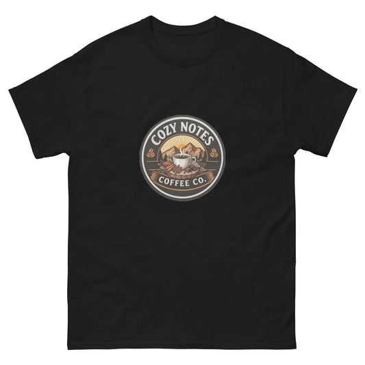 Classic Cotton Unisex Tee - Perfect for Layered Streetwear Outfits Cozy Notes Coffee Co