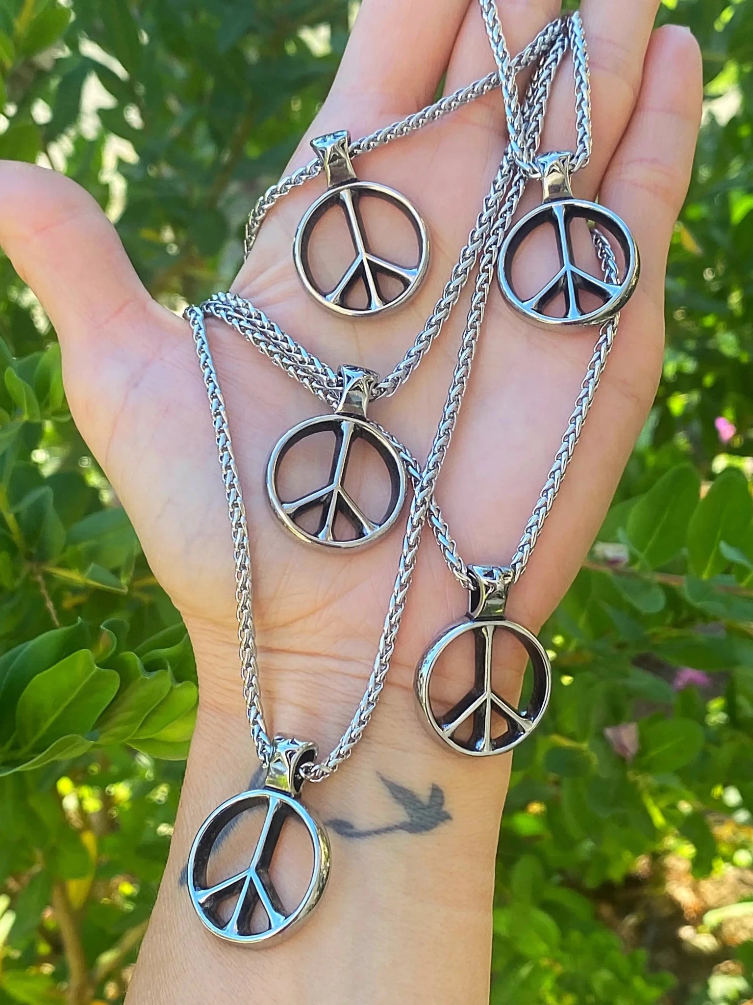 CLASSIC PEACE NECKLACE - Cozy Notes Coffee Co