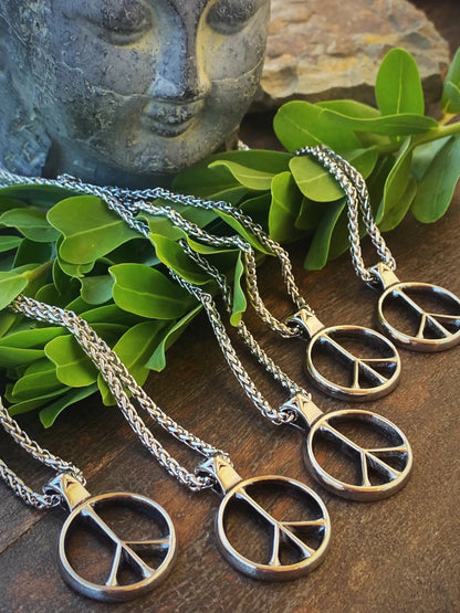 CLASSIC PEACE NECKLACE - Cozy Notes Coffee Co
