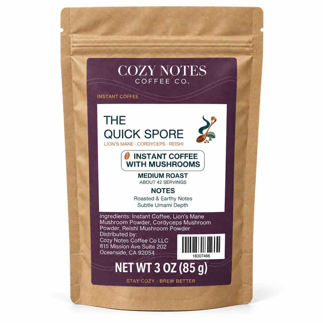 The Quick Spore — current packaging