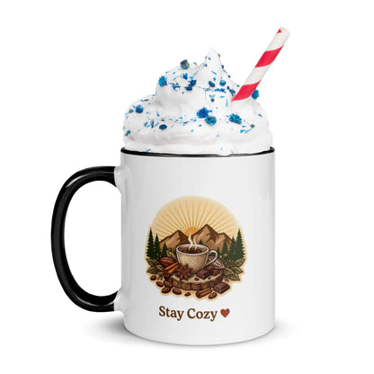 Colorful Ceramic Mugs with Vibrant Design for Coffee and Tea Lovers Cozy Notes Coffee Co