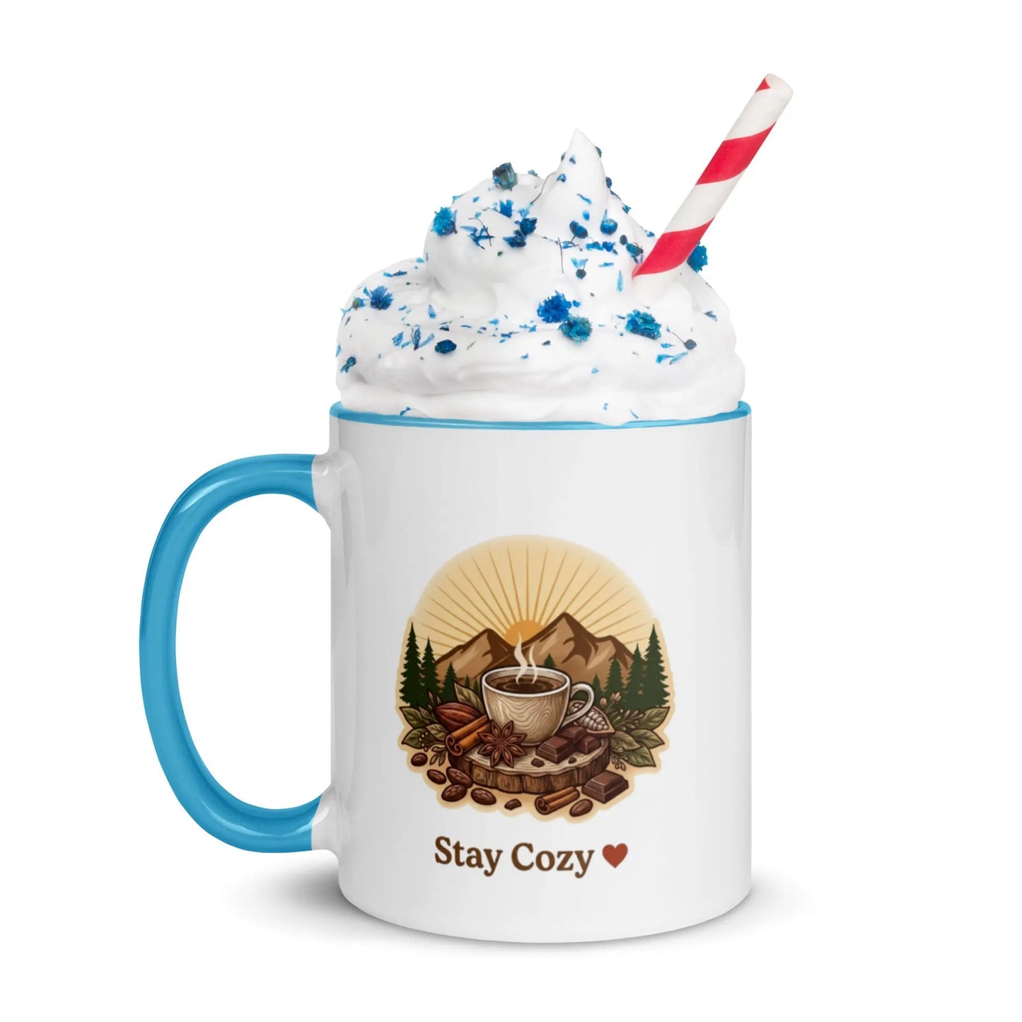 Colorful Ceramic Mugs with Vibrant Design for Coffee and Tea Lovers Cozy Notes Coffee Co