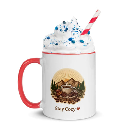Colorful Ceramic Mugs with Vibrant Design for Coffee and Tea Lovers Cozy Notes Coffee Co