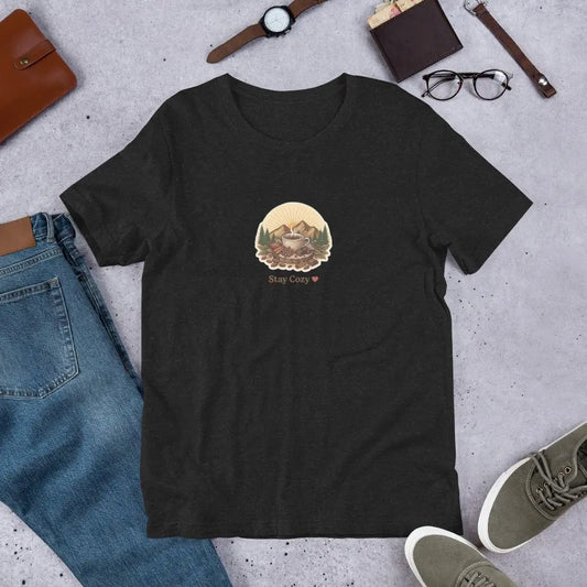 Comfy Cotton Tee Cozy Notes Coffee Co
