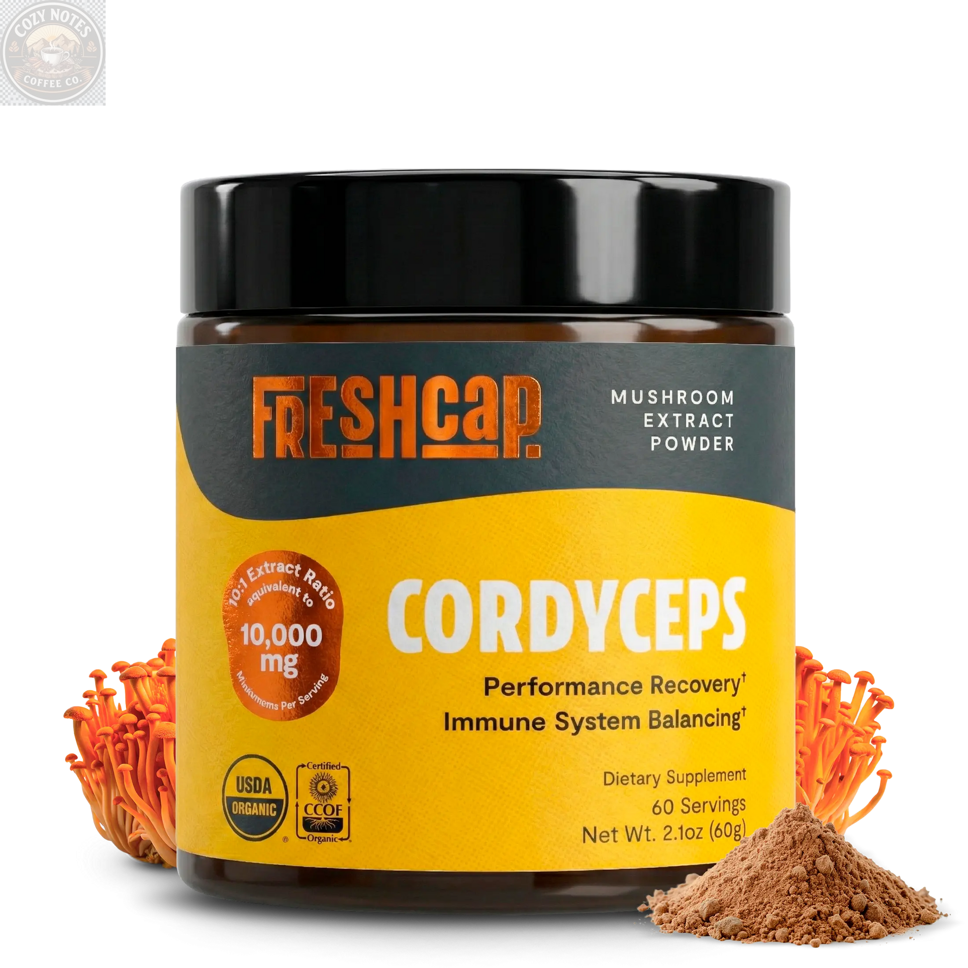 Cordyceps Mushroom Extract Powder FreshCap Mushrooms