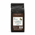 THE GOLDEN, flavored whole bean coffee, medium-dark roast, 12oz — main photograph.