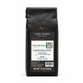 Cozy Notes Coffee THE MILANO, Whole Bean, 12oz, dark roast — front product view on white