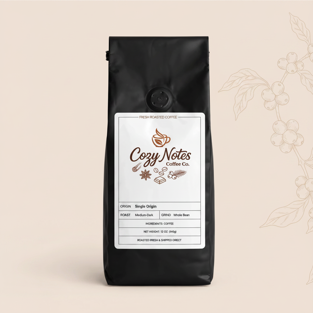 Freshly Roasted Specialty Coffee by Cozy Notes Coffee Co