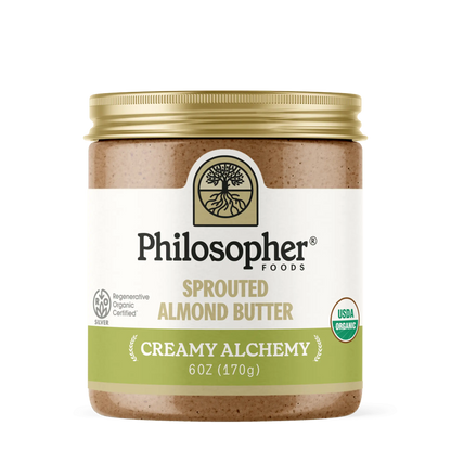 Creamy Alchemy Sprouted Almond Butter Philosopher Foods