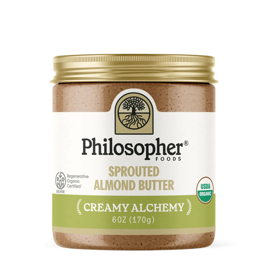 Creamy Alchemy Sprouted Almond Butter Philosopher Foods
