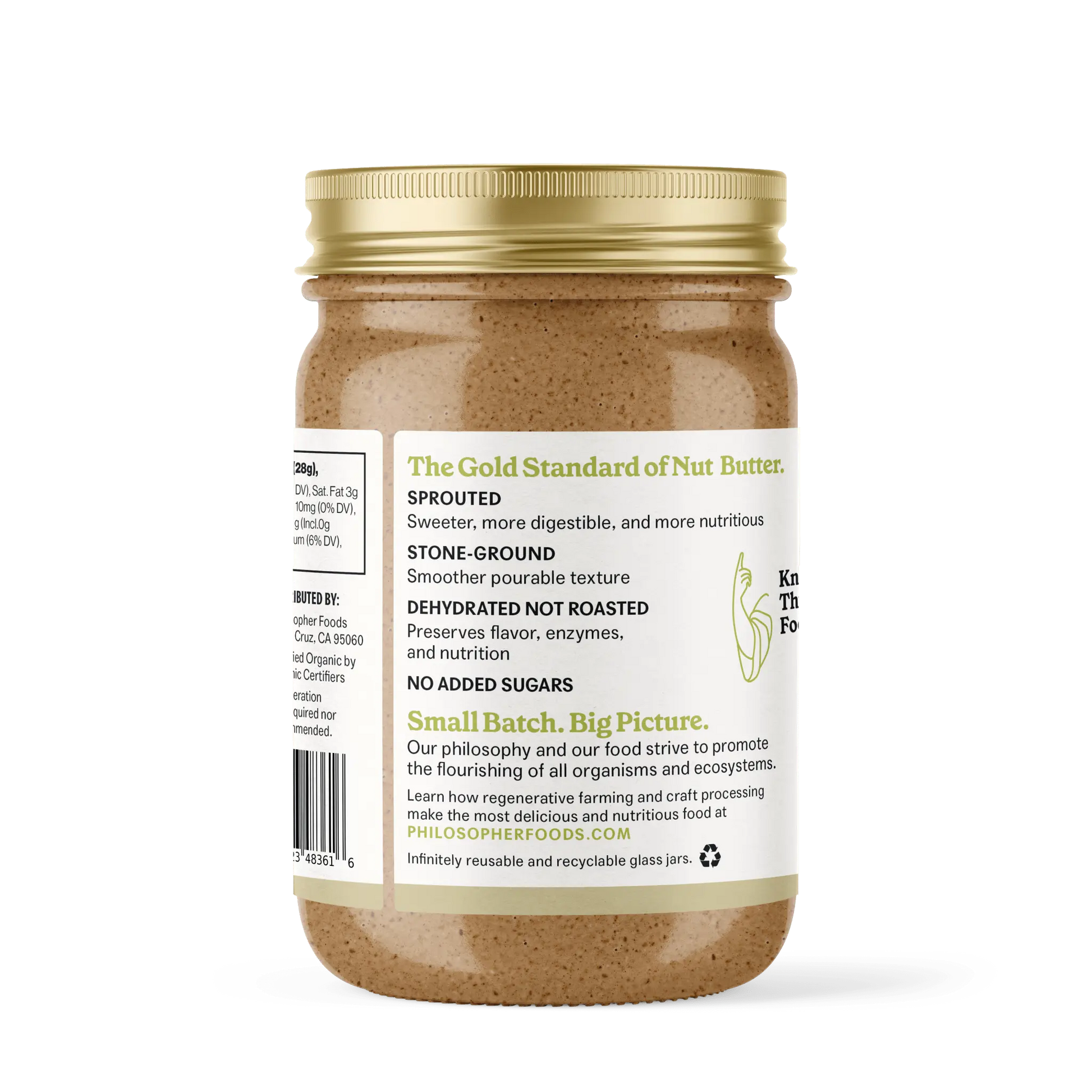 Creamy Alchemy Sprouted Almond Butter Philosopher Foods