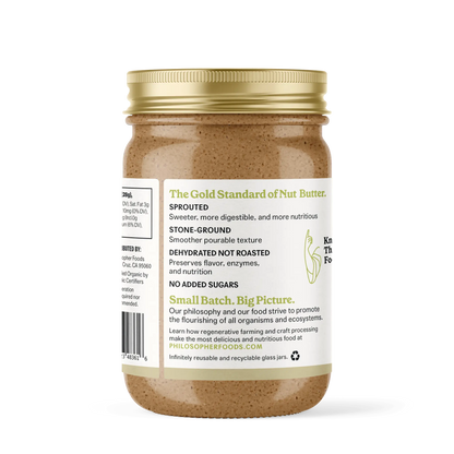 Creamy Alchemy Sprouted Almond Butter Philosopher Foods