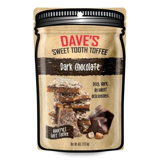 Dark Chocolate Toffee Dave's Sweet Tooth Toffee