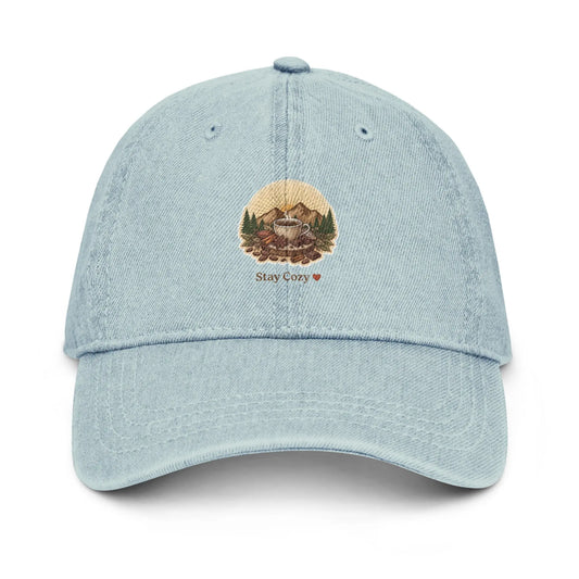 Denim Hat Cozy Notes Coffee Co