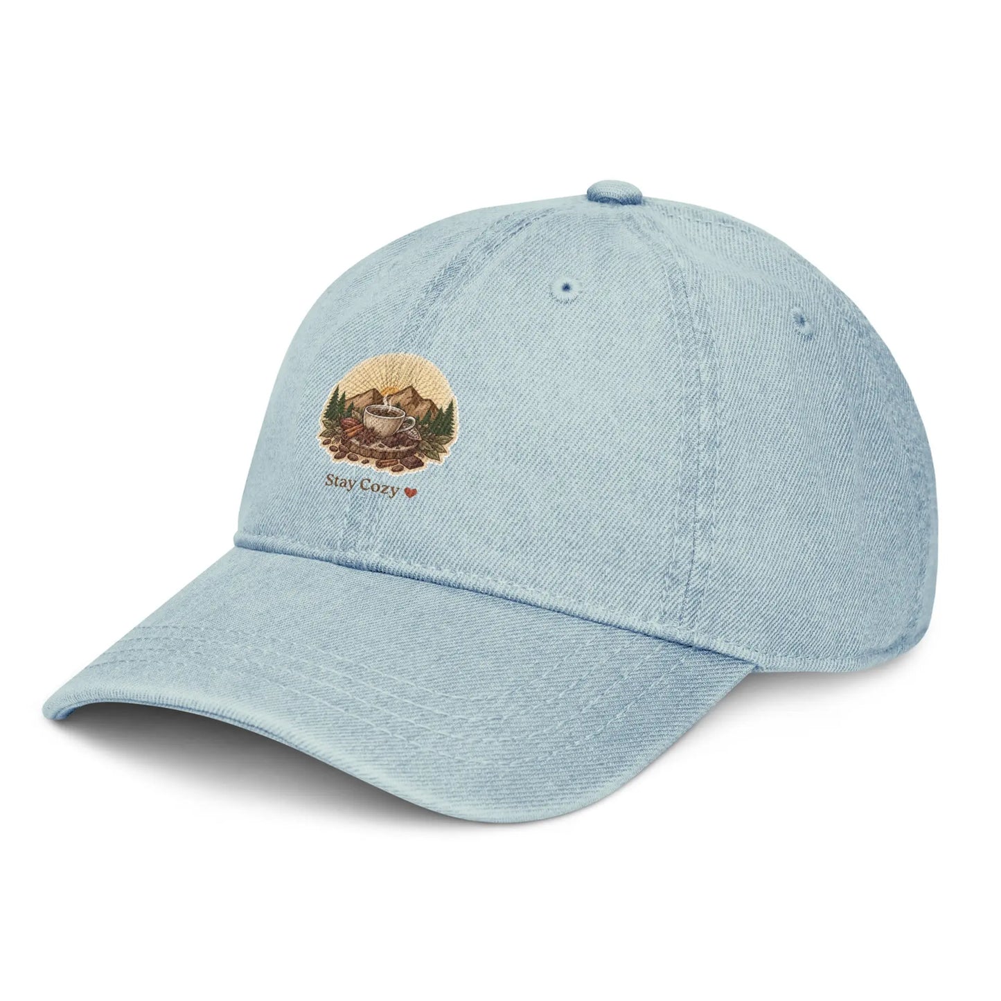 Denim Hat Cozy Notes Coffee Co