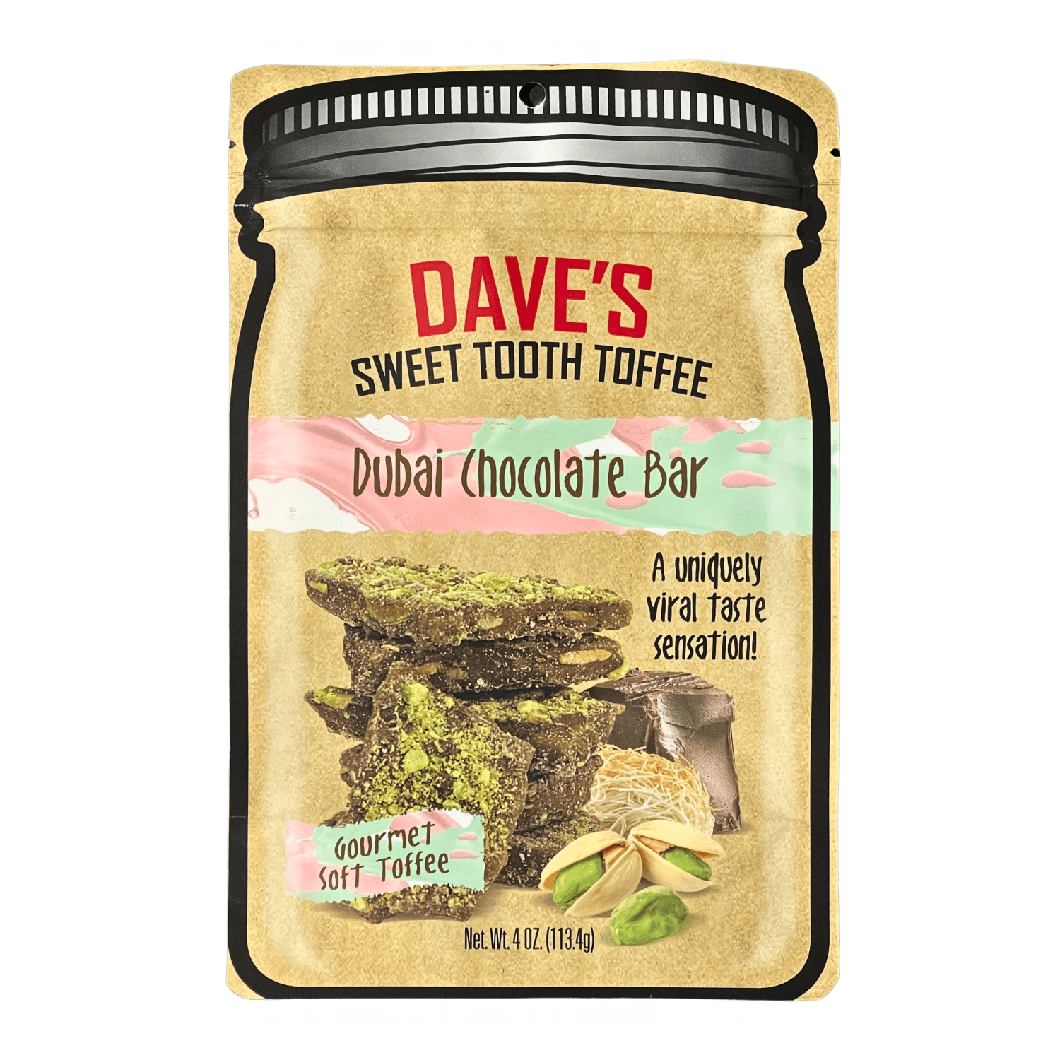 Dubai Chocolate Bar - Cozy Notes Coffee Co