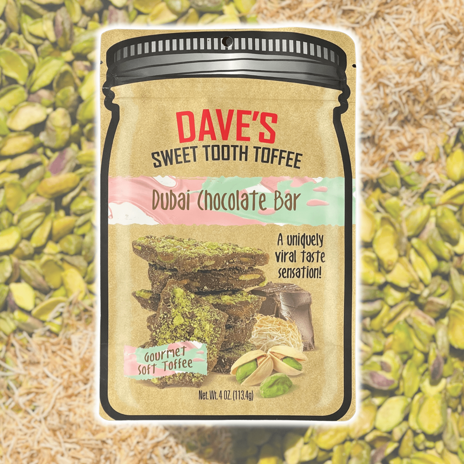 Dubai Chocolate Bar - Cozy Notes Coffee Co