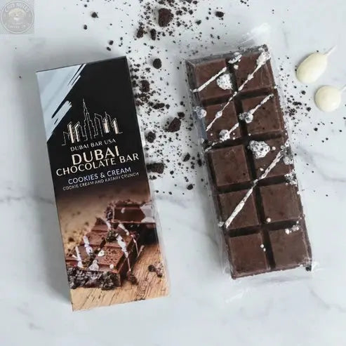 Dubai Chocolate Bar - Cookies & Cream Dubai Bars USA