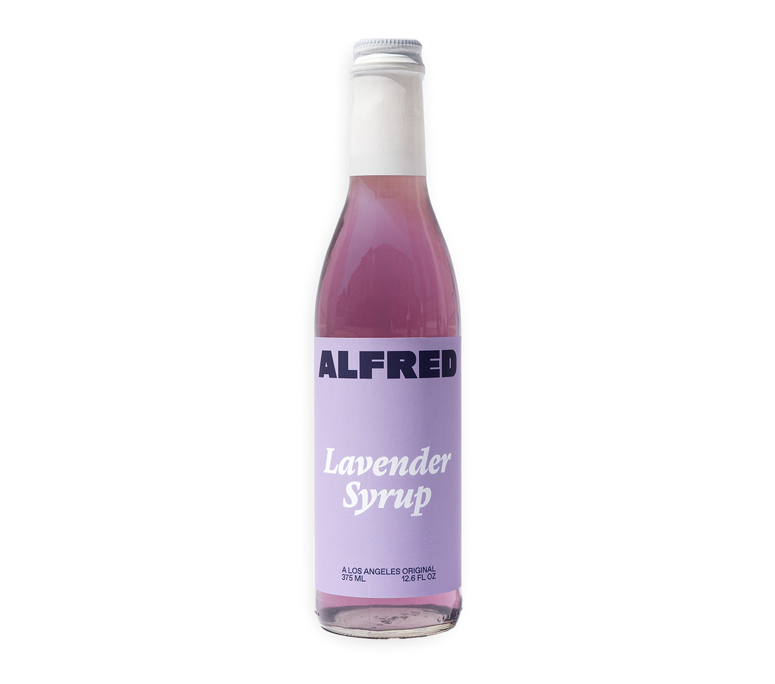 
Alfred Lavender Syrup in a serving setting