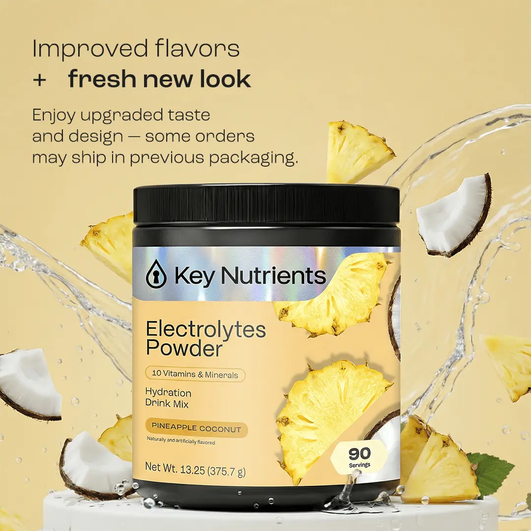 Electrolyte Recovery Plus Powder (Sugar-Free) Key Nutrients