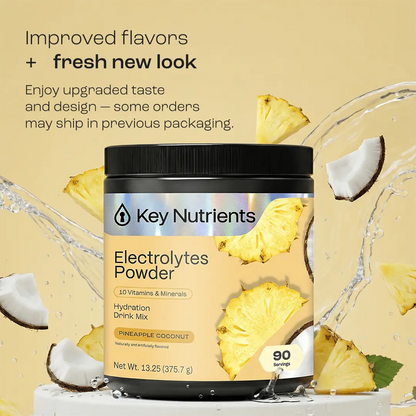 Electrolyte Recovery Plus Powder (Sugar-Free) Key Nutrients