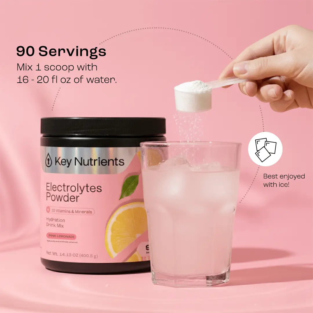 Electrolyte Recovery Plus Powder (Sugar-Free) Key Nutrients